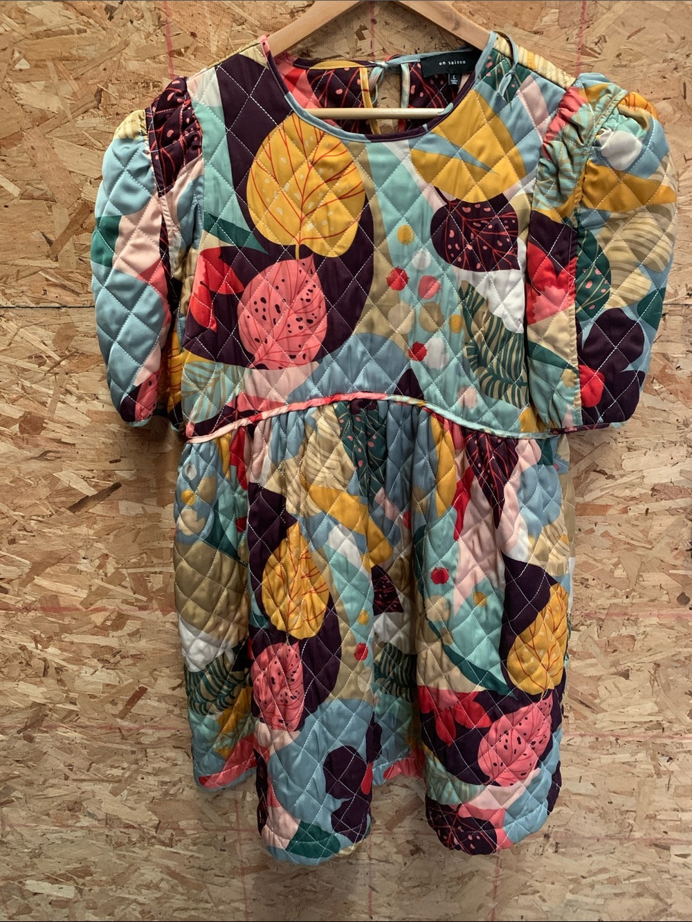 En Saison quilted dress